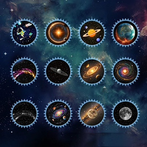 โคมไฟโปรเจคเตอร์ภาพท้องฟ้าจำลองอวกาศ 12 แผ่นดิสก์ ไฟกลาง<span class=keywords><strong>คืน</strong></span> แสงดาวบนเพดาน สร้างบรรยากาศ ไฟ LED ตกแต่งห้อง โปรเจคเตอร์กาแล็กซี่ - Product Image 6