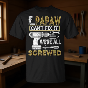 Se Papà non può riparare IT problemi, tutti siamo fusi nel cappio - Maglietta regalo per la festa del papà - Product Image 3