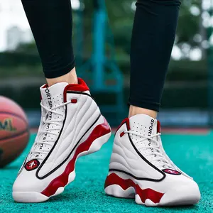 2023 Cina grosir kualitas tinggi mode untuk pria sepatu basket luar ruangan Logo warna sepatu kustom sepatu basket