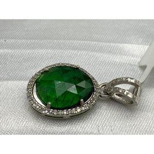 Nuevo Colgante de Lujo TSAVORITE Más Vendido, Plata de Ley 925, Regalo para Fiestas, Bodas, Compromisos, Ceremonias Religiosas y Eventos - Product Image 2