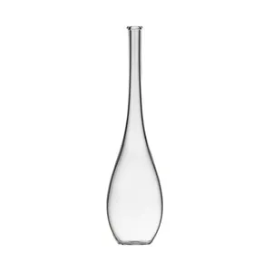 <span class=keywords><strong>Vaso</strong></span> Moderno Alto <span class=keywords><strong>in</strong></span> <span class=keywords><strong>Vetro</strong></span> con Smalto Trasparente Dorato, Vasi da Matrimonio per Decorazioni Domestiche - Product Image 1