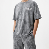Ensemble T-shirt et short d'été respirant 100 % fibre de bambou à col ras du cou sans couture à manches courtes pour couple, style décontracté sport et urbain