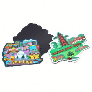 Personalized Paper <b>Fridge</b> Magnet With Logo Printing Durable Thin Magnetic Decoration for Refrigerator - Product Image 4