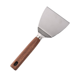Spatola da Cucina Teppanyaki in Acciaio Inossidabile con Manico in Legno Sabri, Utensile Domestico Direttamente dalla Fabbrica - Product Image 6