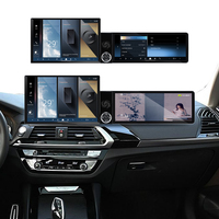Écran ZWNAV 13,1"+12,3" pour BMW X3/4 2017-2018 EVO Android 15 CarPlay sans fil DSP GPS Autoradio Stéréo 4G WiFi 360 OEM