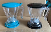 Infuseur à thé transparent Handy Brew de 20 oz, facile à utiliser, avec distribution par le bas, pour une tasse parfaite de thé en feuilles