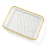 Vente flash - Décoration de mariage - Plat de présentation rond en plastique transparent de 13 pouces