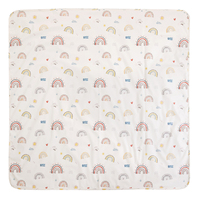 Splat Mat pour sous chaise haute repas bébé Art Playtime antidérapant imperméable lavable Portable pique-nique sol alimentation nappe