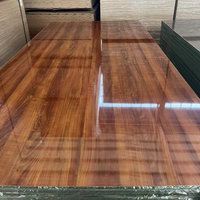 Panneau MDF moderne de 18 mm E1 écologique, résistant à l'humidité, avec laminage UV haute brillance pour meubles