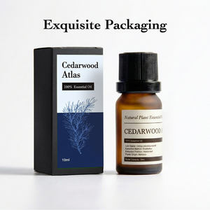 น้ำมันหอมระเหยซีดาร์วูดแอตลาส OEM 10 มล. บริสุทธิ์ 100% กลั่นด้วยไอน้ำ หอมหวานสดชื่น บำรุงผิว สำหรับการดูแลผิว กลิ่นบำบัด บรรเทาอาการปวด - Product Image 5