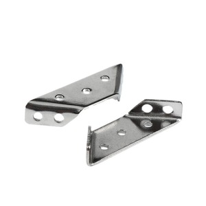 Supports d'angle en acier inoxydable, support de montage renforcé à angle droit de 90 degrés pour quincaillerie de meubles et armoires - Product Image 1