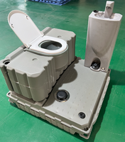 En gros Toilettes portables en conteneur maritime en plastique pour écoles, mobiles, expédition par mer, Chine