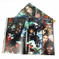 Service d'impression de mangas et de bandes dessinées anglaises personnalisées de haute qualité, écologiques, à couverture souple, avec carton fantaisie – Offre spéciale