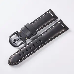 PEITONG Quick Release Crazy Horse Genuine Leather Watch Strap 20mm 22mm 24mm 26mm Cowhide Vintage Watch Bands Smart