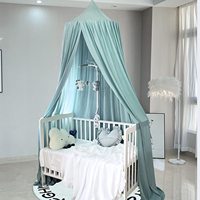 Tente en tissu de coton doux pour bébé, lit suspendu, auvent de plafond pour enfants, jeu, lecture, jeu en intérieur, style européen américain, toutes saisons