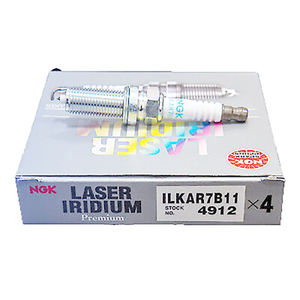 Bougie d'allumage Iridium-Platine NGK <span class=keywords><strong>4912</strong></span> d'origine (référence OE) ILKAR7B11 - Product Image 3
