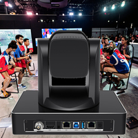 Système de Conférence Audio EZOLEN 4K 60FPS avec Caméras PTZ 20X, Suivi IA, Commutateur 5 Canaux 4K/3G-SDI et Joystick IP