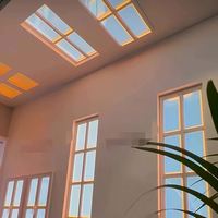 Lampu Panel LED Langit Biru Awan 90W 150W untuk Plafon Dinding, Lampu Langit Buatan Kustom
