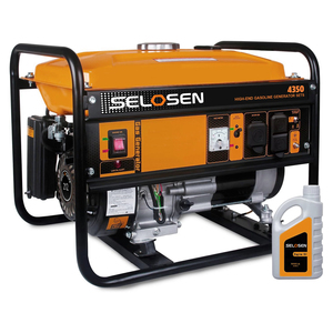 เครื่องกำเนิดไฟฟ้าเบนซินแบบพกพา 4KW จาก 4350W 3.6KW พร้อมเต้ารับ 30A และเครื่องยนต์ 212CC สำหรับใช้ในบ้านและสถานที่ทำงาน HSAMZ-Portable - Product Image 1