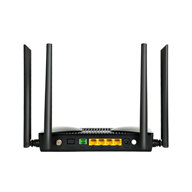 HD Streaming XPON AX Dual Band ONT ONU 4GE 2.4G 5G WIFI6 CATV Compatible with All OLT Fiber Optic Equipment