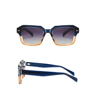 Lunettes de soleil classiques en acétate avec verres TAC miroir pour hommes et femmes, monture intégrale, protection UV400, personnalisables, tendance et à la mode