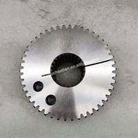 Pièces de rechange pour excavatrice Senne-bogen : Engrenage cannelé + moyeu de couplage, 24 dents intérieures, 46 dents extérieures