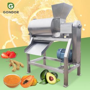 Máquina para hacer pulpa de frutas (frambuesa, guayaba, uva, guanábana, mango) y deshuesadora, pulpeadora y procesadora de pulpa para mermelada y puré de manzana - Product Image 1