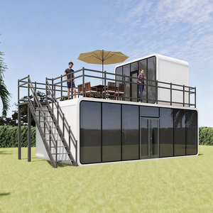 Cabaña de Acero Contemporánea, Diseño Europeo Minimalista Tipo Apple para Casas Contenedor, Villas, Apartamentos, Tiendas, Parques y Almacenes - Product Image 2