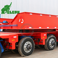 Trailer Semi-trailer Low Bed Baja 3-gandar 6-sumbu Kapasitas 20-300 Ton untuk Transportasi Bilah Turbin Angin untuk Pembangkit Listrik Tenaga Angin