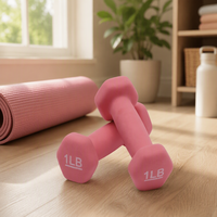 Ensemble d'haltères hexagonales fixes pour la musculation, unisexe, en caoutchouc PVC, haltères hexagonales écologiques, antidérapantes, imperméables, universelles
