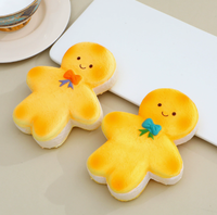 Squishy Kawaii en forme de Toast, Pain et Biscuit, Super Doux, à Rebond Lent, en PU, Anti-stress, Jouet à Presser