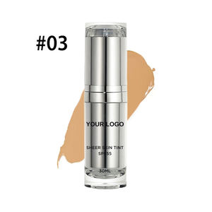 Crème BB/<span class=keywords><strong>CC</strong></span> professionnelle pour le visage, vegan, sans cruauté, 14 couleurs, fini mat, crème solaire SPF55, fond de teint - Product Image 4