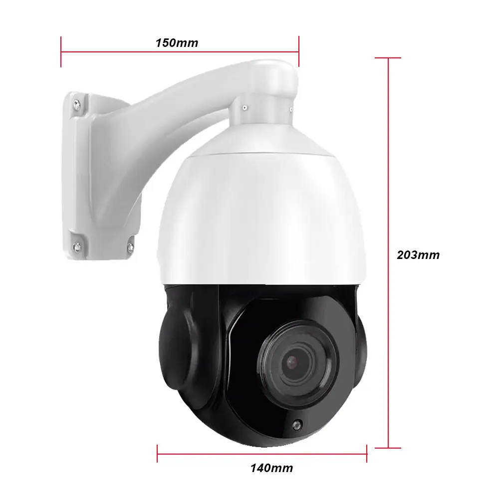 Nuovo prodotto 4K Ip Ultra Hd 1080P Zoom Uhd Security Camara Wifi 5Mp 20X 8Mp telecamera Ptz