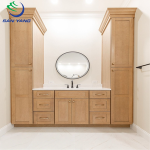 Armoire de cuisine en bois massif teinté érable Meuble d'armoire de cuisine Meuble de cuisine complet de haute qualité à prix abordable - Product Image 6