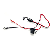 Connecteur SAE 2 broches à joint torique Terminal fil de faisceau de déconnexion rapide pour câble de charge de batterie de voiture de moto 12AWG