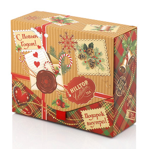 Factory OEM custom cardboard paper christmas socks rose big packaging gift box