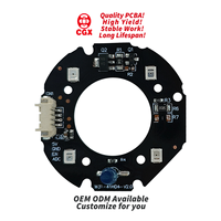 Placa PCBA LED Infrarroja Modelo CGX-40IR04S14H02, Fabricante OEM/ODM, SMD Personalizado, 1 oz de Grosor de Cobre, Luz de Relleno para Cámara CCTV/IP