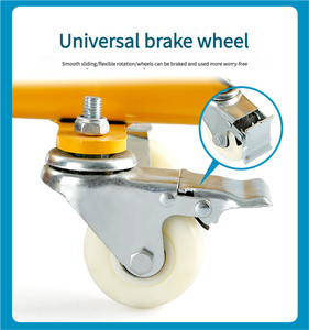 Keranjang dorong, multi-roda empat multi-fungsi Universal penanganan batu - Product Image 3