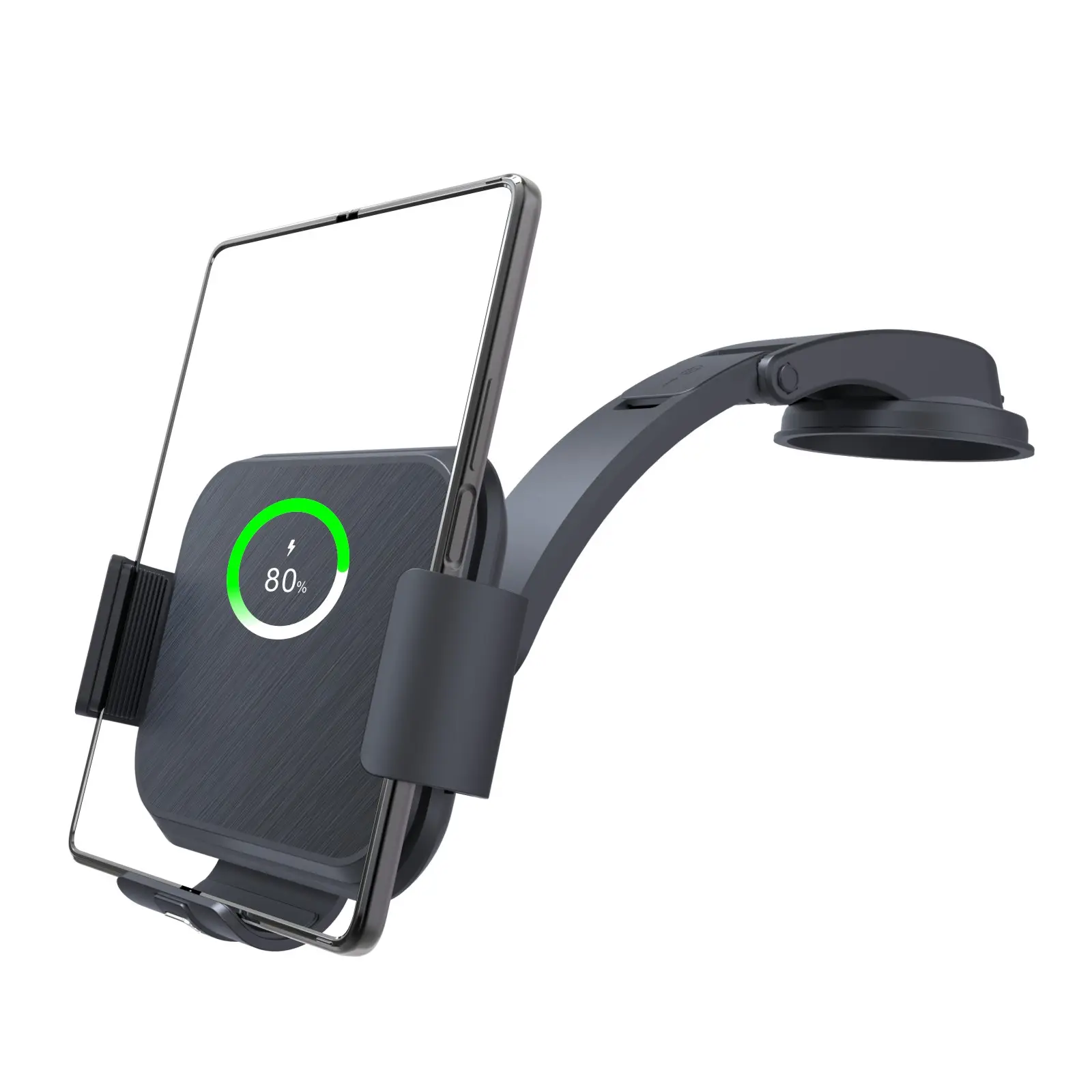 New Technology KC UL 15W S8 2-Coil Automatic Clamping Wireless Car Charger for Samsung Foldable Galaxy Z Fold 1 2 3 4 iPhone