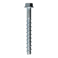 Ultimate Solution Carbon Steel Concrete Anchor Bolts Hex Flange Head 8mm Diameter Zinc Finish Strength Grade 8.8 for Heavy