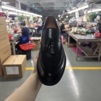 Mocassins à pampilles en cuir de veau véritable pour hommes, à enfiler, avec soutien de la voûte plantaire, respirants, semelle en caoutchouc antidérapante, confortables, solides, pour le bureau
