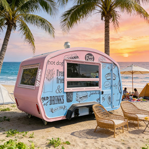 Remolque de Comida Móvil de Alta Calidad, Resistente y Confiable, Tipo Caravana, en Venta - Product Image 1