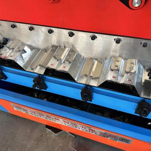 เครื่องขึ้นรูปลอนหลังคาเหล็กแบบสองชั้น IBR และเครื่องขึ้นรูปลอนเหล็กทรงสี่เหลี่ยมคางหมู โรงงานผลิตโดยตรง - Product Image 2