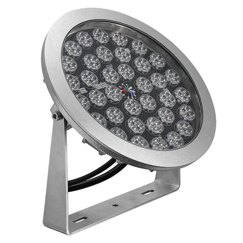 Factory AC/DC/24V IP68 Waterproof DMX512 RGBWW 3W 280mm LED Fountain Swimming Pool Underwater Lights Stainless Steel New Design