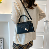 Sac Bandoulière Tendance 2025 en Cuir PU, Sac à Main Élégant et Texturé pour Femme, Vente Chaude