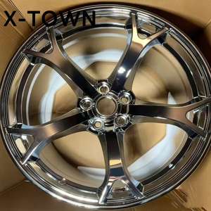 ล้ออัลลอย<span class=keywords><strong>18</strong></span> 19 20 22 24นิ้วล้อโครเมียมสีเงินผลิตตามสั่ง Q50 G37ขอบล้อฟอร์จสำหรับ<span class=keywords><strong>370Z</strong></span> 350Z นิสสัน G37 V1 <span class=keywords><strong>Nismo</strong></span> - Product Image 2