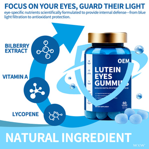 Gummies à la <span class=keywords><strong>Lutéine</strong></span> Haute Puissance Marque Blanche – Protège la Santé Maculaire des Utilisateurs d'Écrans – Vente en Gros - Product Image 6