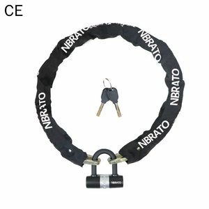 Chaînes carrées colorées anti-coupure de 12 mm d'épaisseur, 120 cm, robustes, pour vélos, portails, générateurs, motos, vente en gros d'usine - Product Image 2