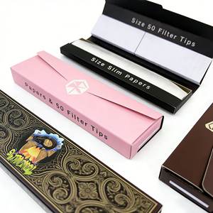 In Stock Custom Premium Quality Manual Modern <b>Rolling</b> Papers Fast Delivery Grinder Tips Rice Paper Gum Arabic Customized Size - Product Image 3