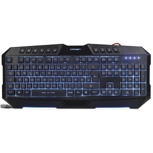 Teclado para Juegos Crown Gaming de 10 Teclas Multimedia con 7 Retroiluminaciones LED - Product Image 1